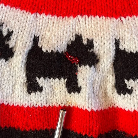 Handmade Scottish Terrier Fair Isle Sweater - Picture 4 of 5